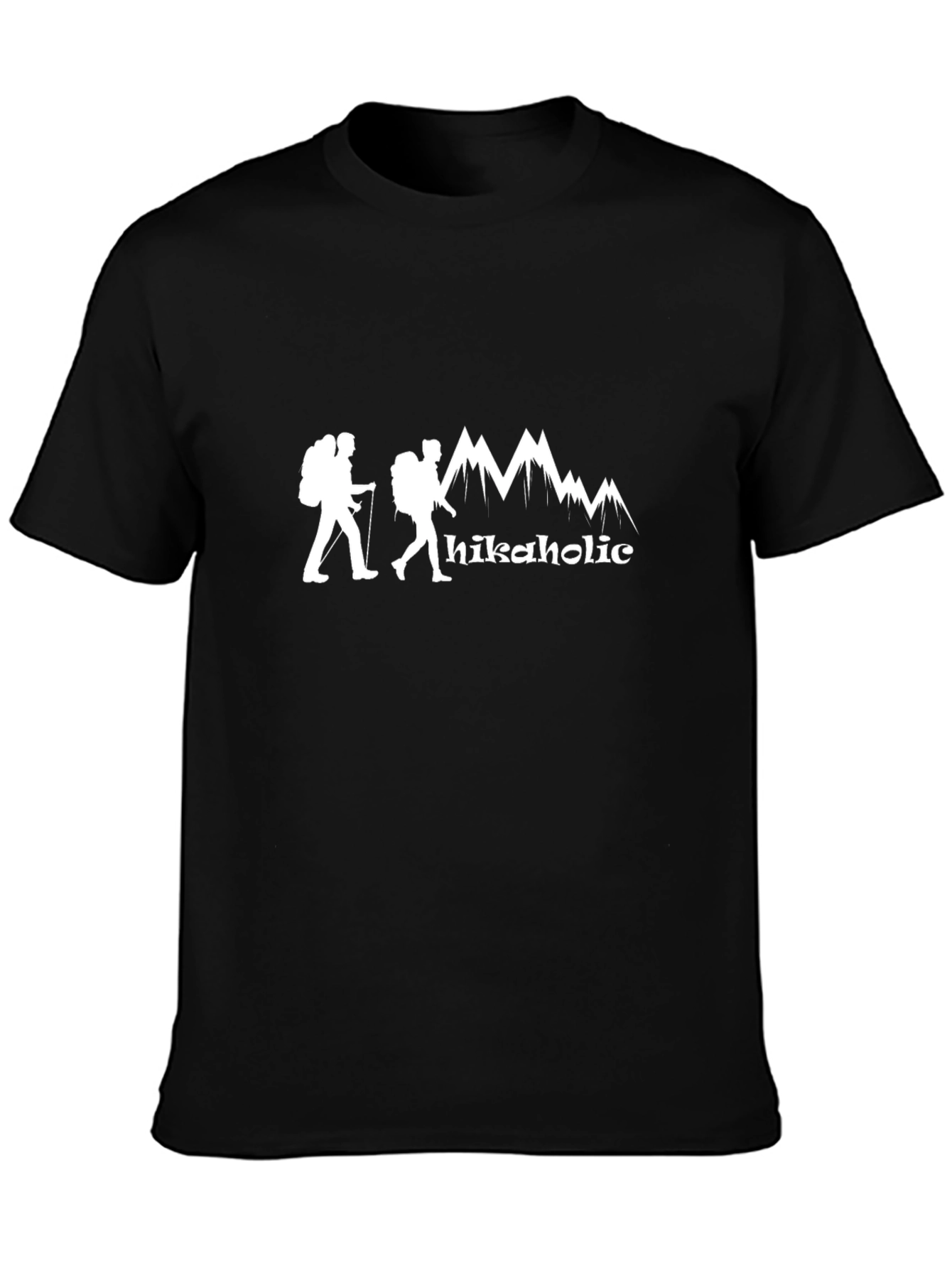 Hikeaholic Graphic Tee - Mountain Adventure T-Shirt