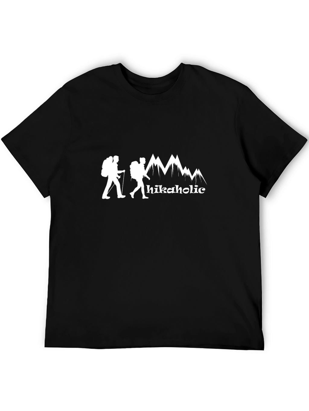 Hikeaholic Graphic Tee - Mountain Adventure T-Shirt