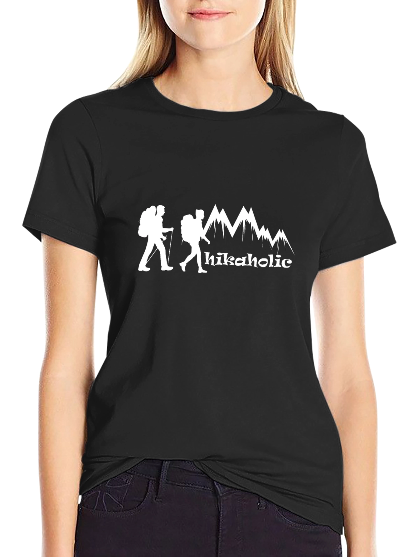 Hikeaholic Graphic Tee - Mountain Adventure T-Shirt