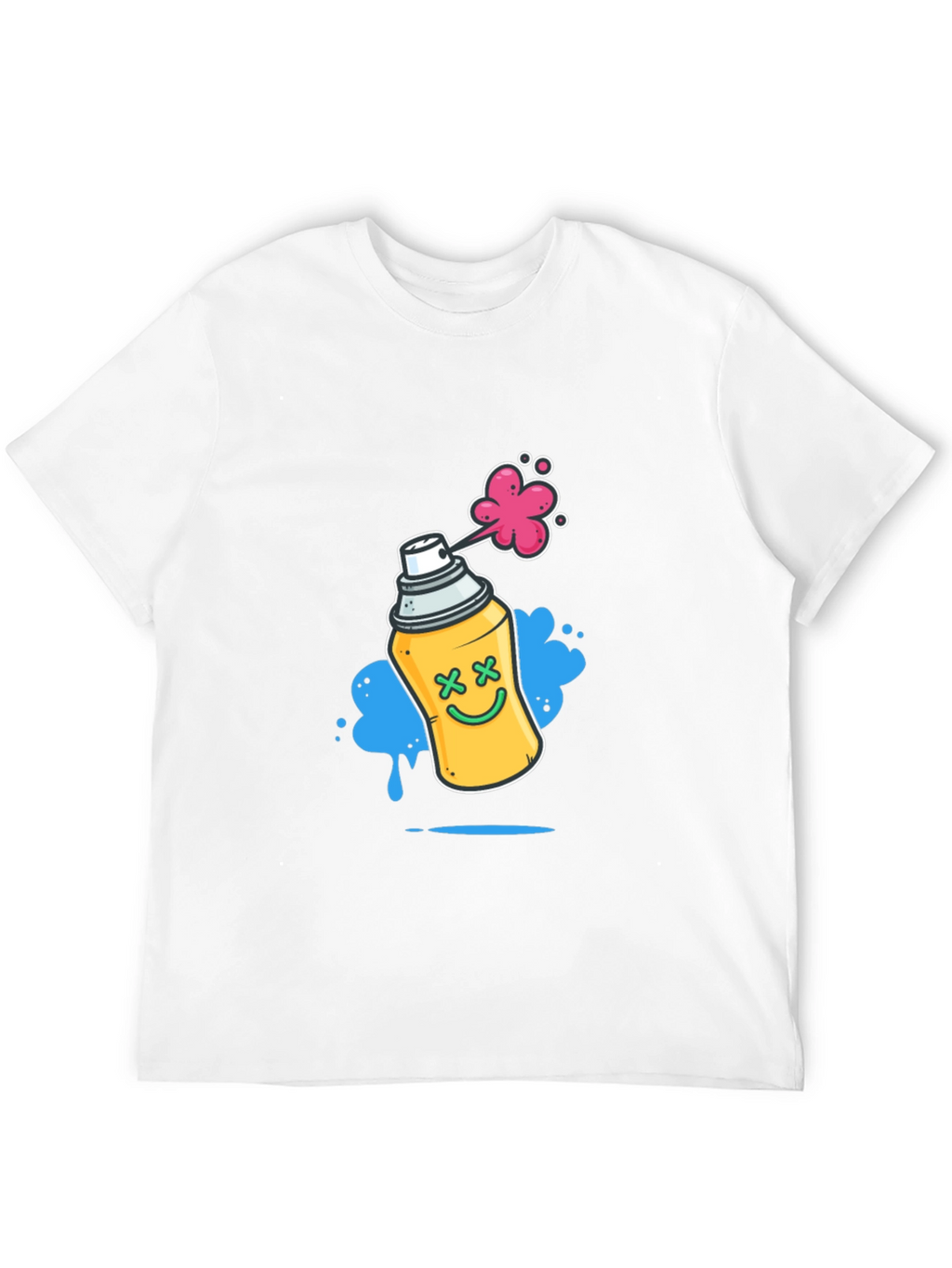 Spray Paint Can Graphic T-Shirt