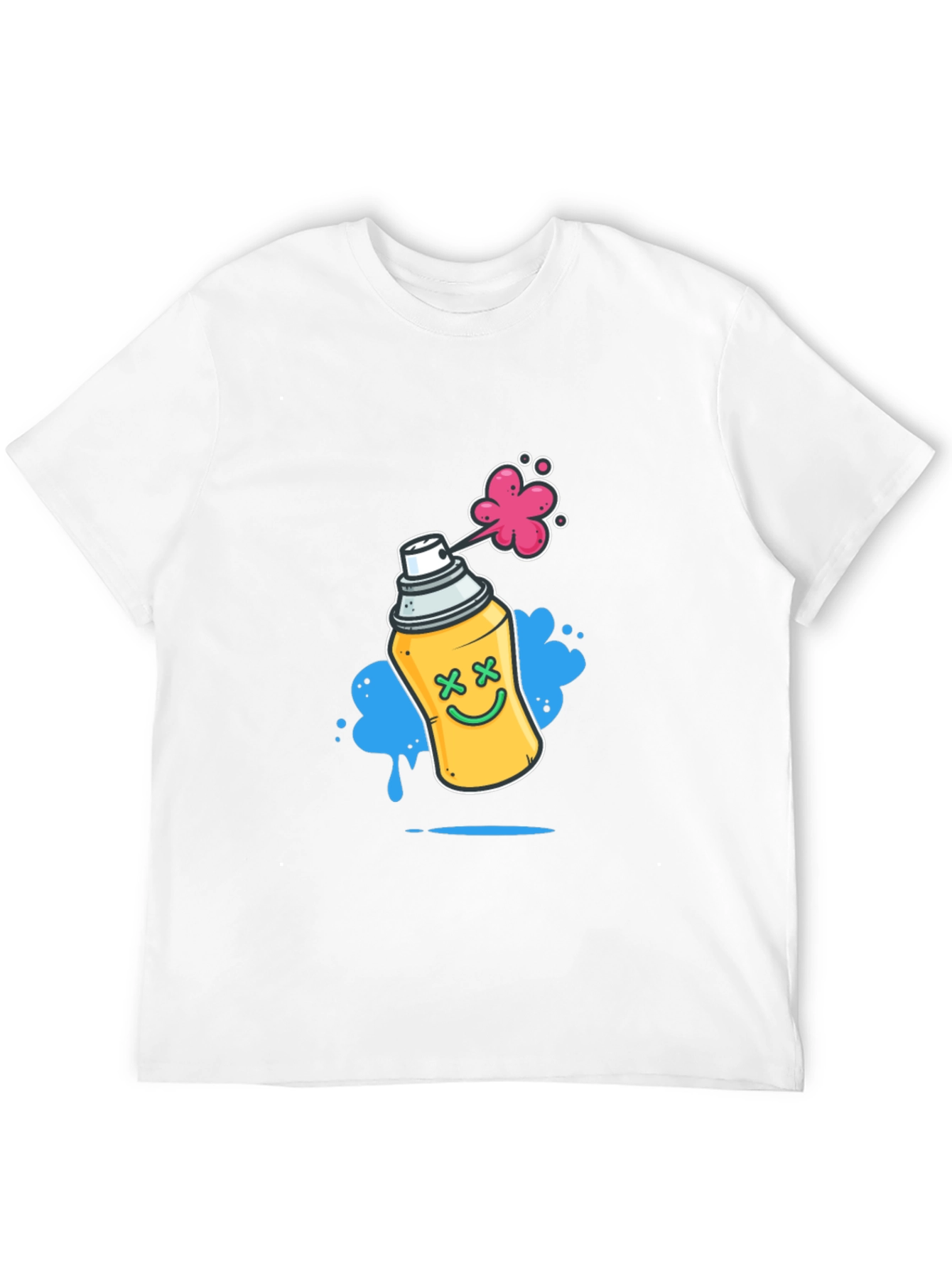 Spray Paint Can Graphic T-Shirt
