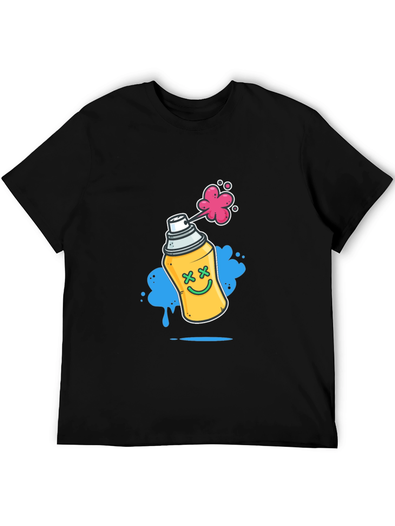 Spray Paint Can Graphic T-Shirt