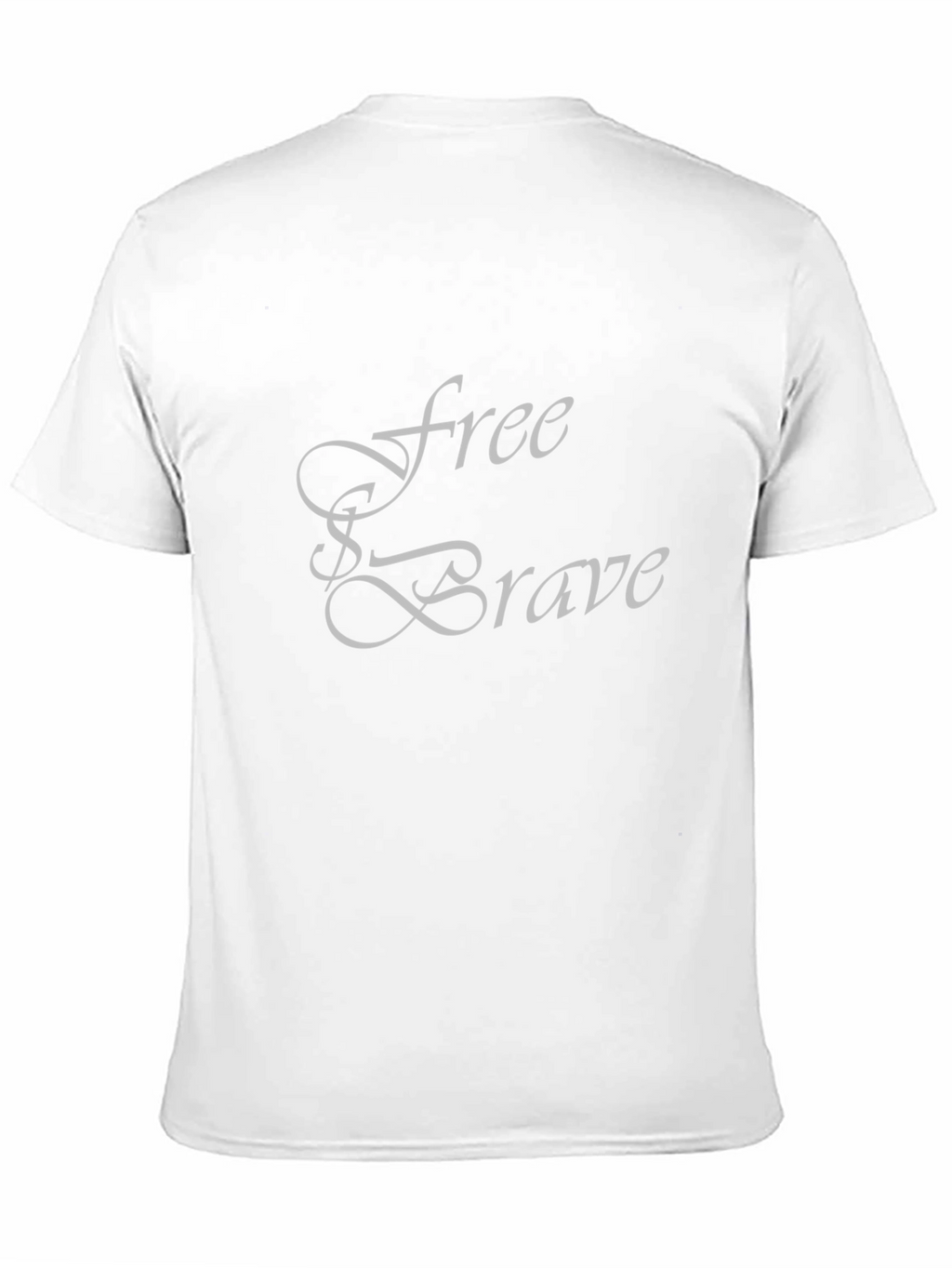 Free & Brave Graphic T-Shirt - Soft Cotton Blend