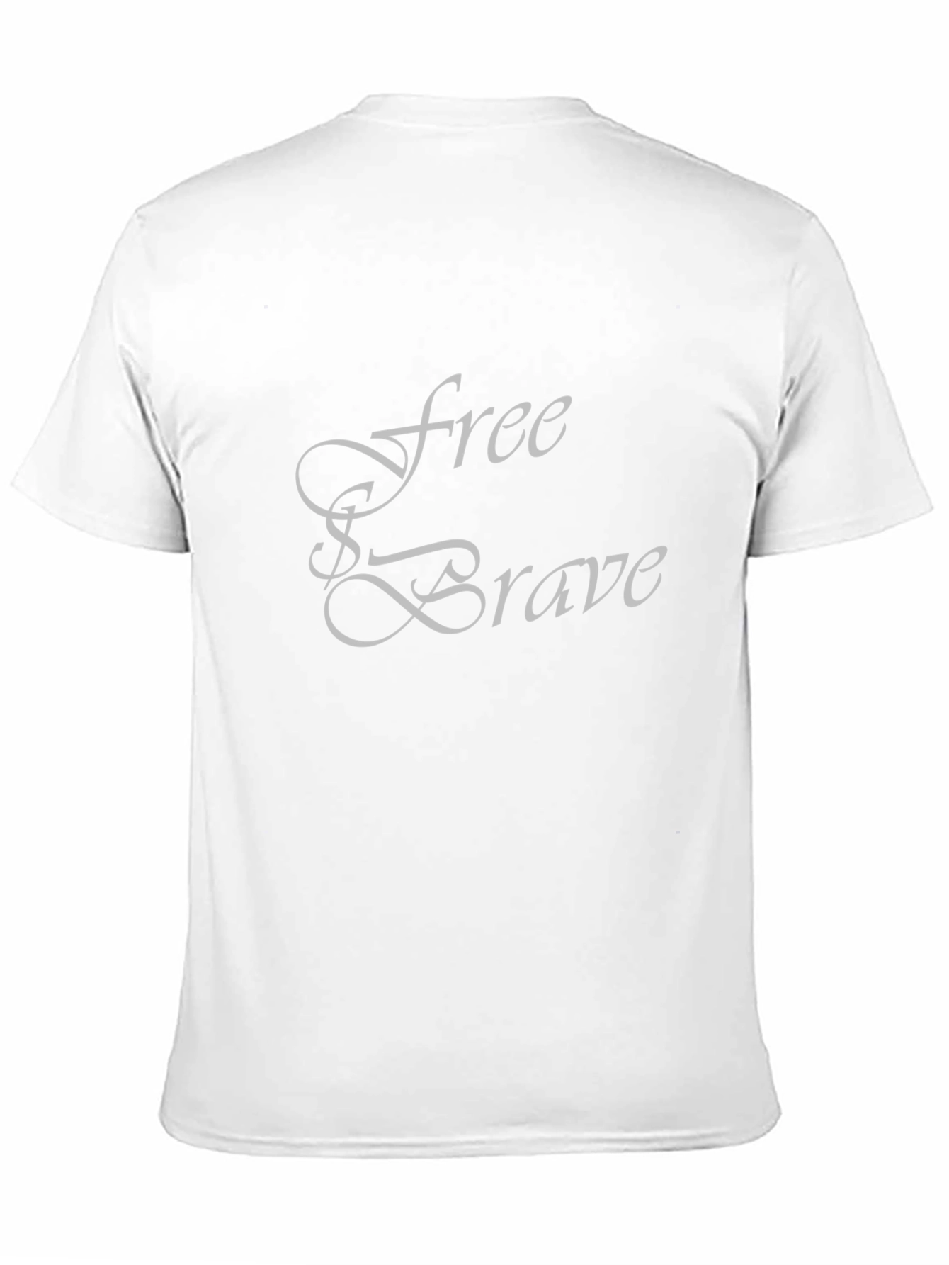 Free & Brave Graphic T-Shirt - Soft Cotton Blend