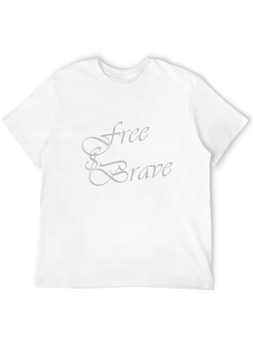 Free & Brave Graphic T-Shirt - Soft Cotton Blend