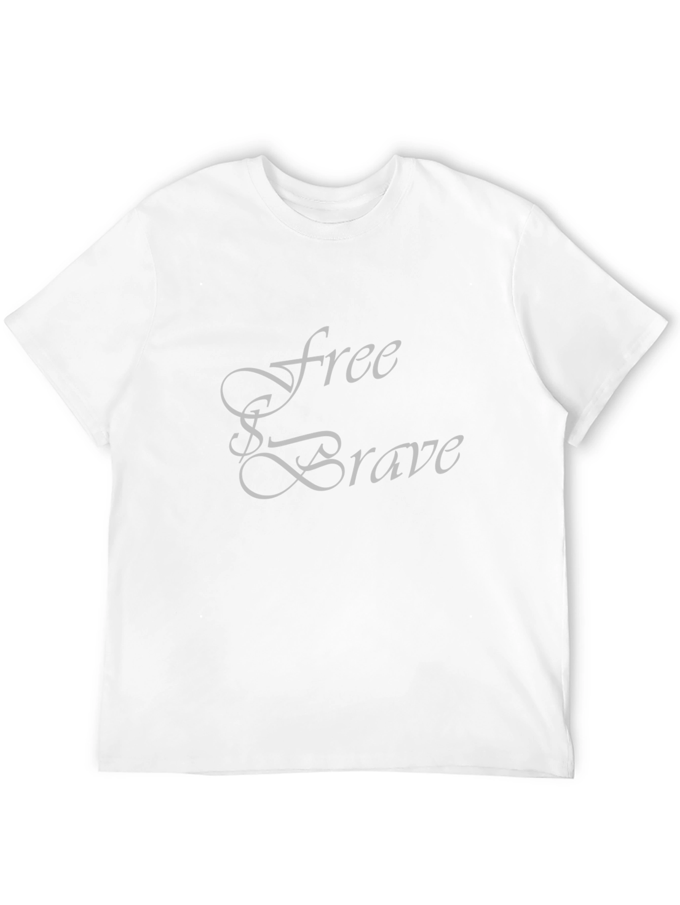 Free & Brave Graphic T-Shirt - Soft Cotton Blend