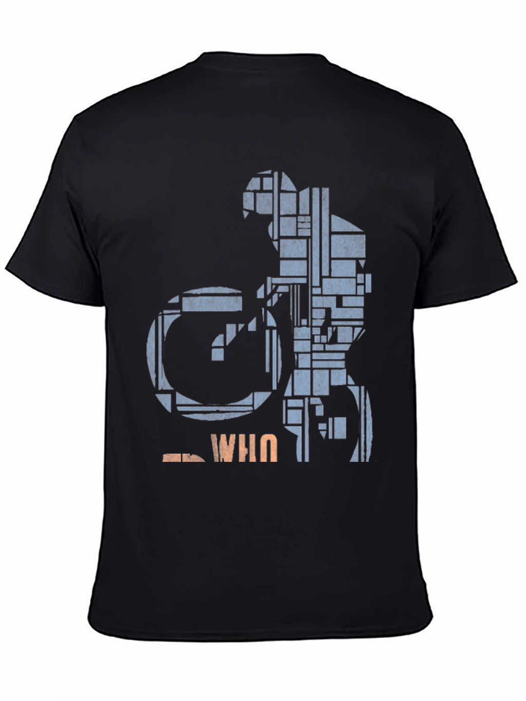 Abstract Cycling T-Shirt - Unique Graphic Tee