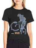 Abstract Cycling T-Shirt - Unique Graphic Tee