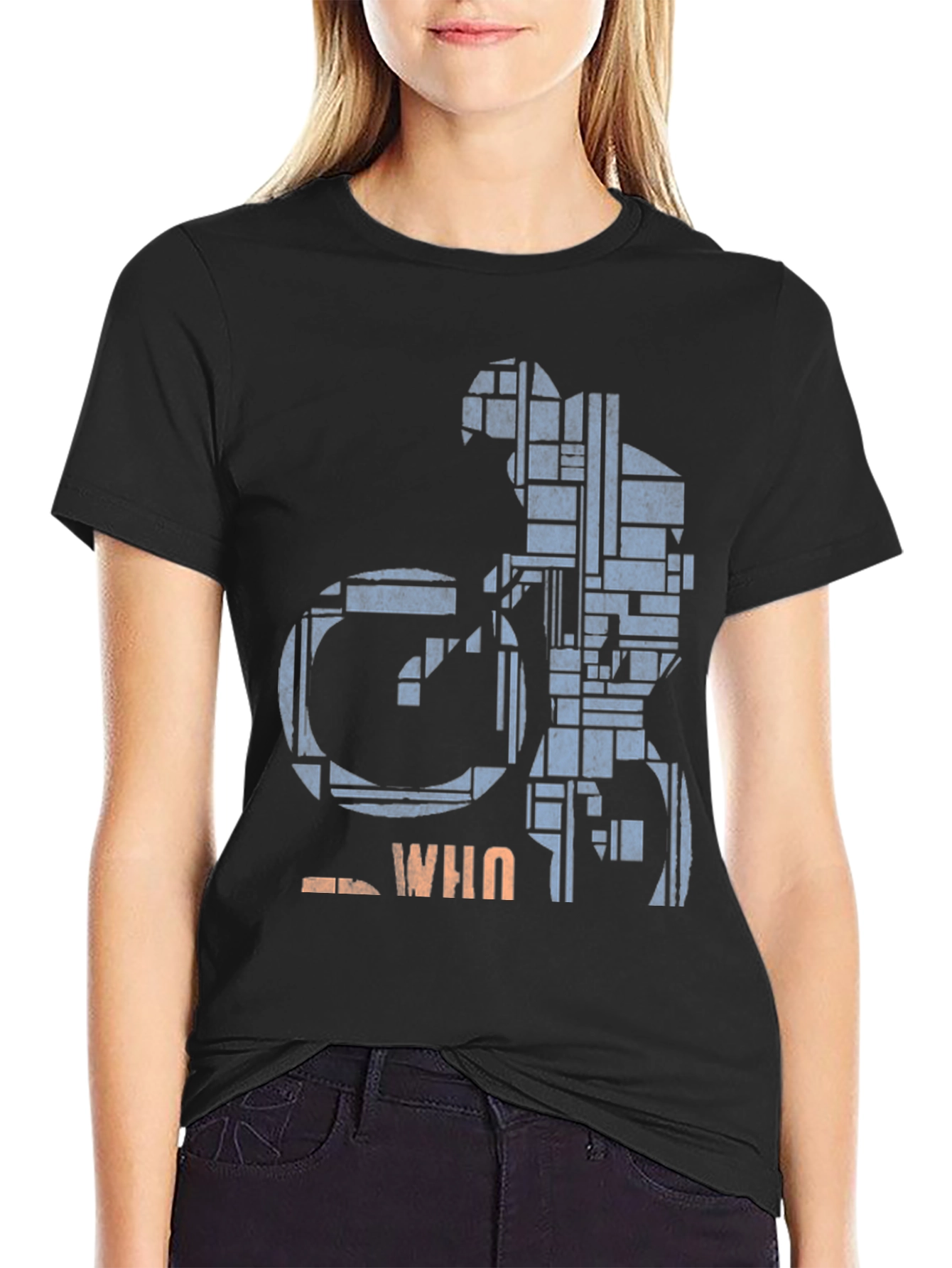 Abstract Cycling T-Shirt - Unique Graphic Tee