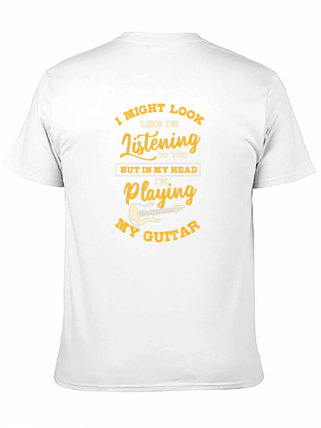 Guitar Lover Novelty Graphic T-Shirt