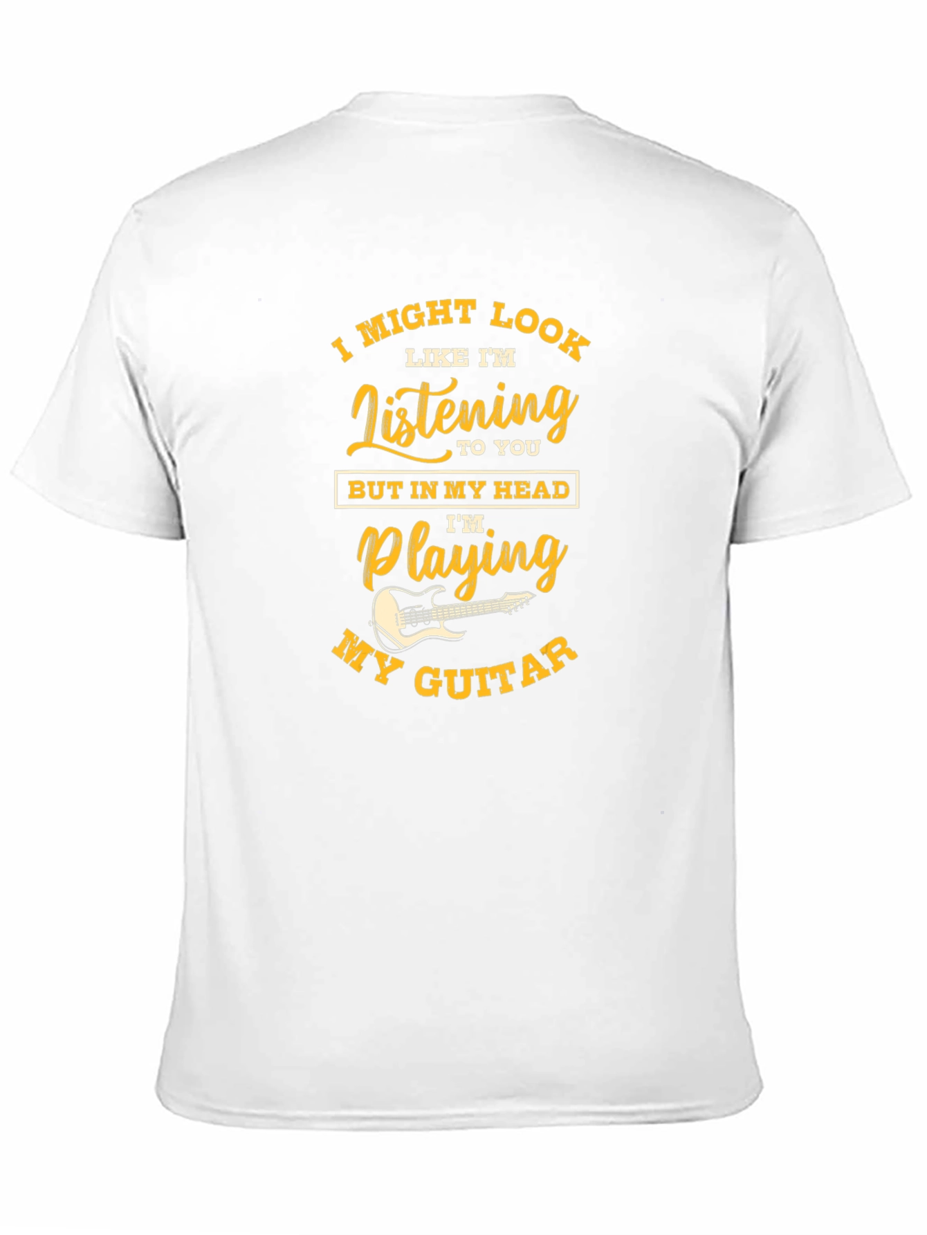 Guitar Lover Novelty Graphic T-Shirt