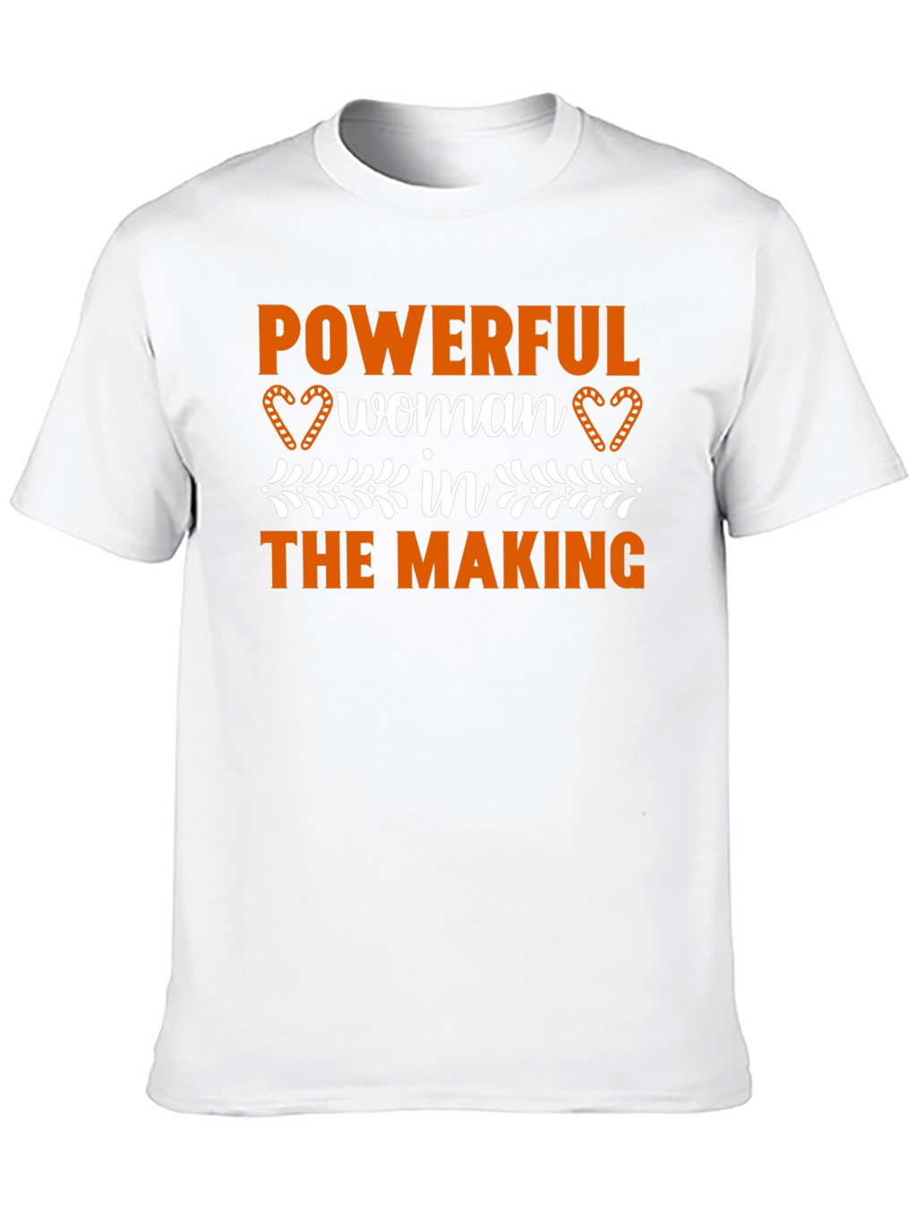Powerful Woman in the Making Black T-Shirt