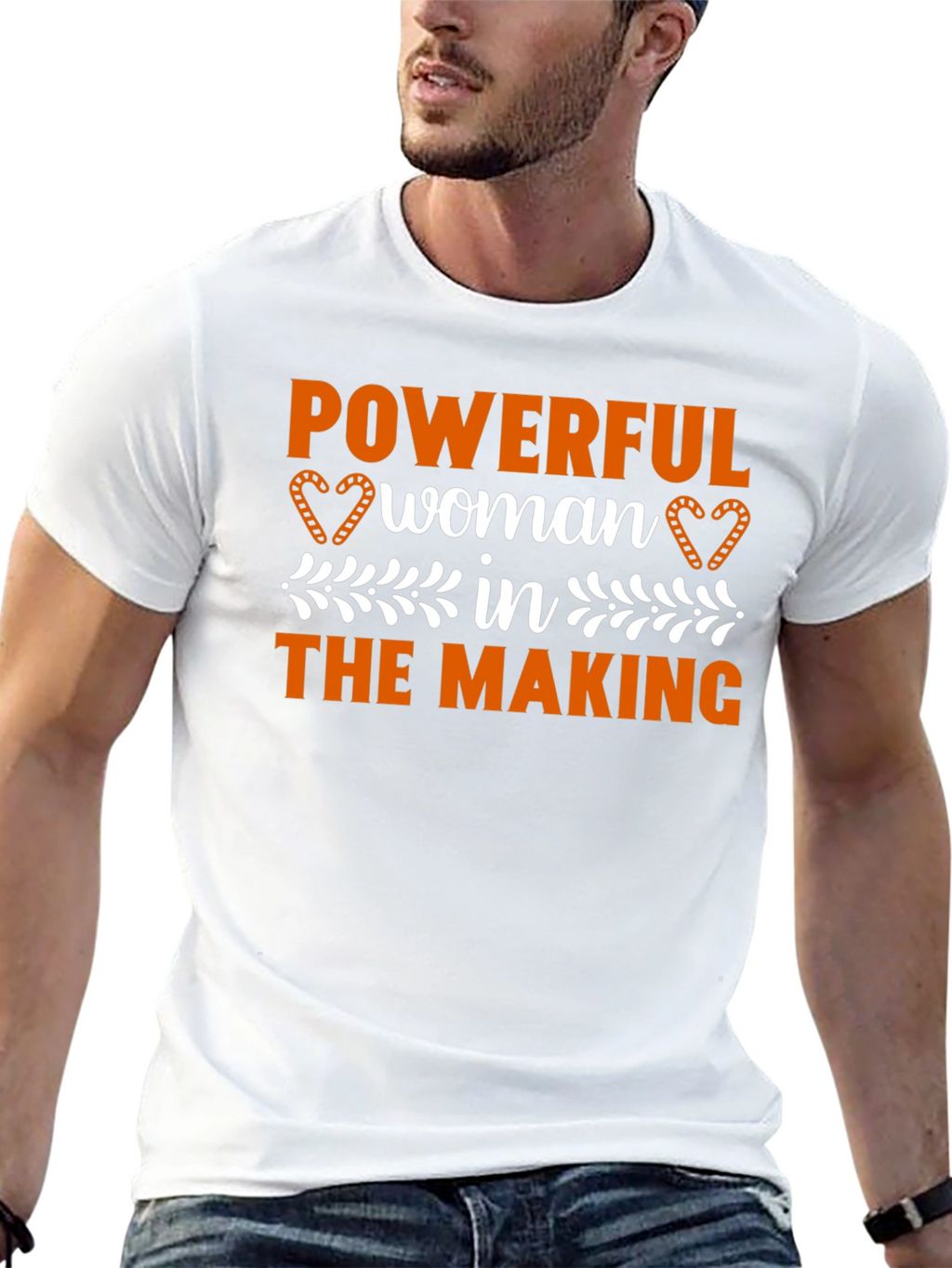 Powerful Woman in the Making Black T-Shirt