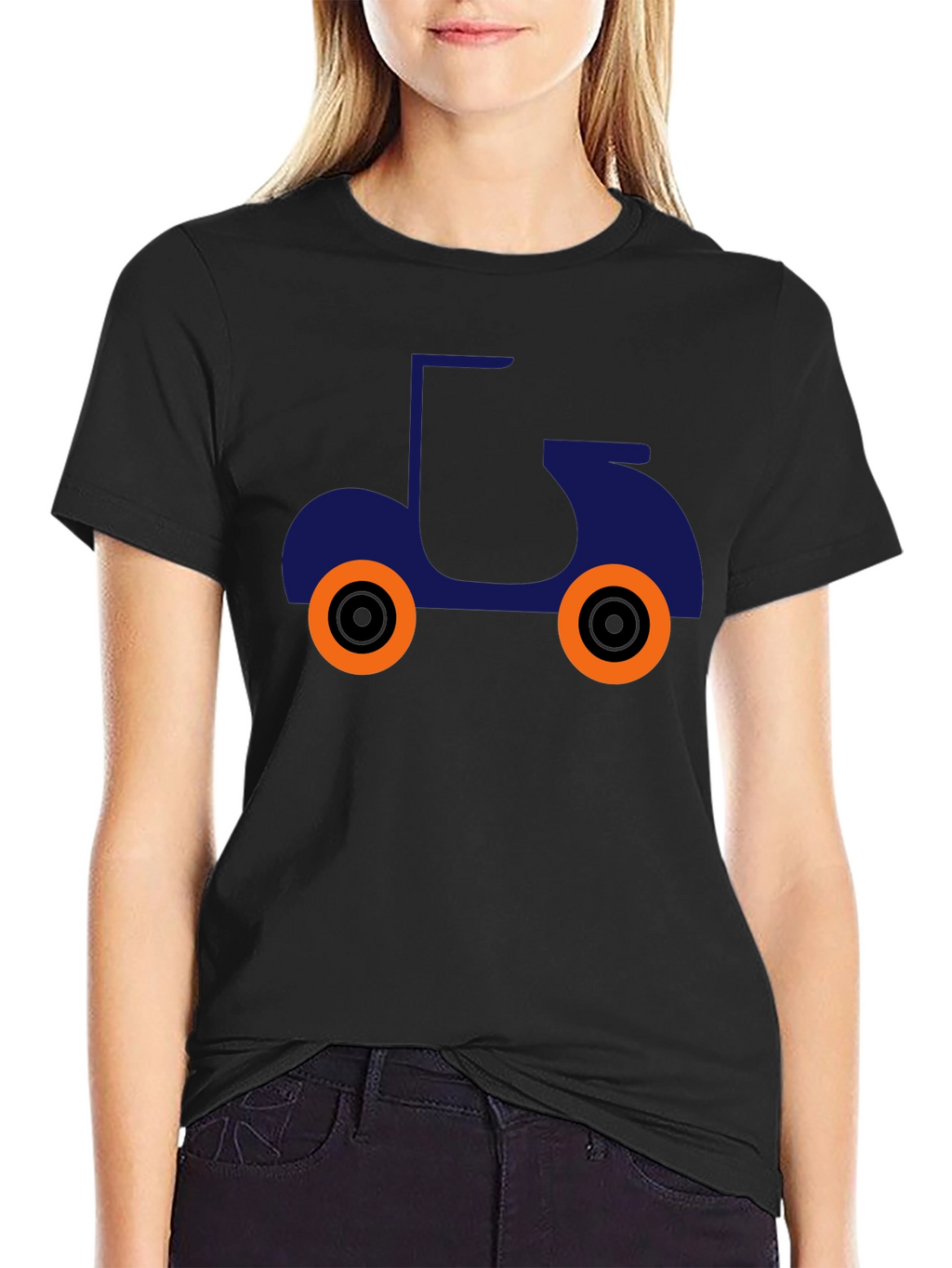 Cool Scooter Graphic T-Shirt