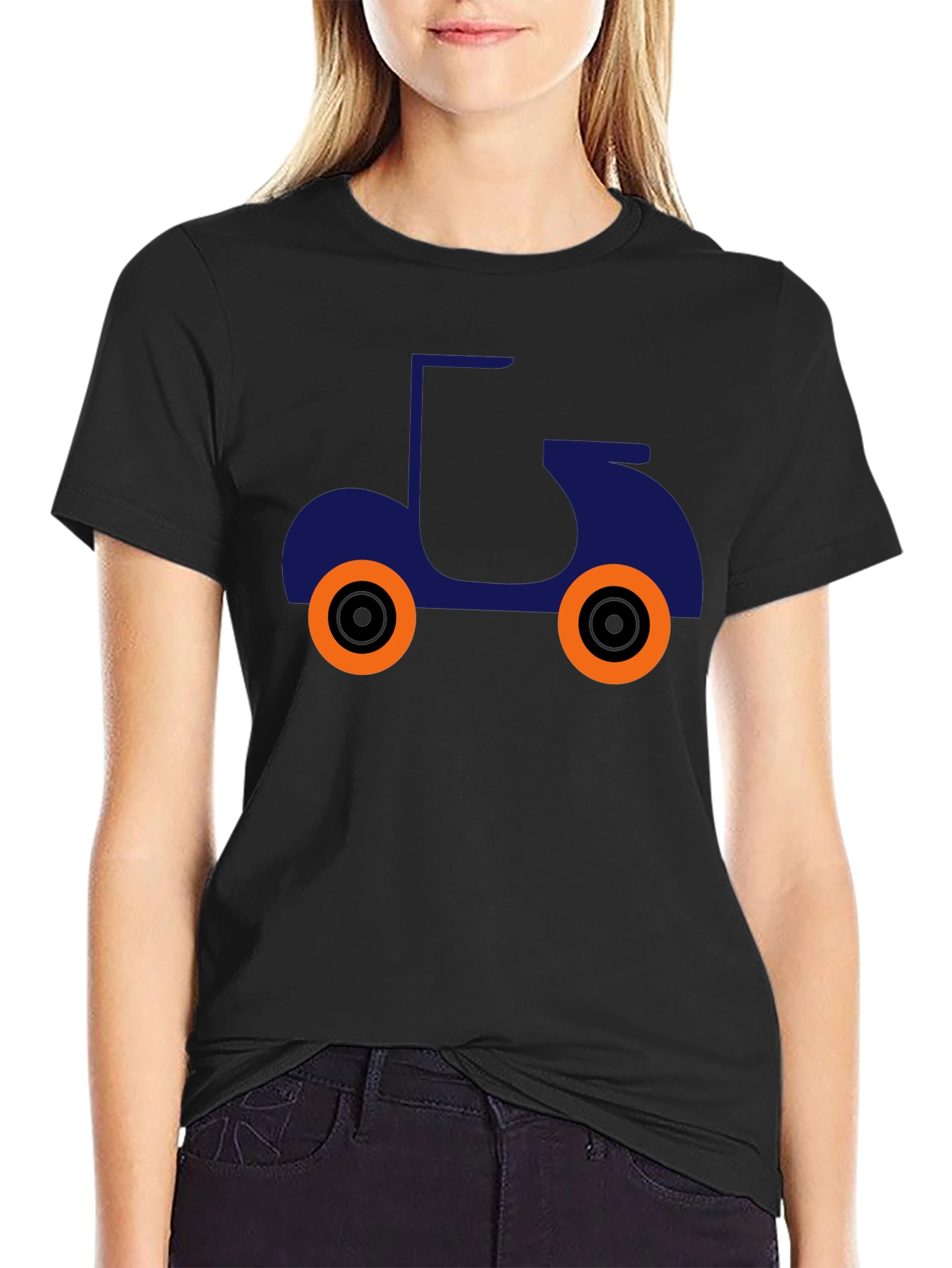 Cool Scooter Graphic T-Shirt