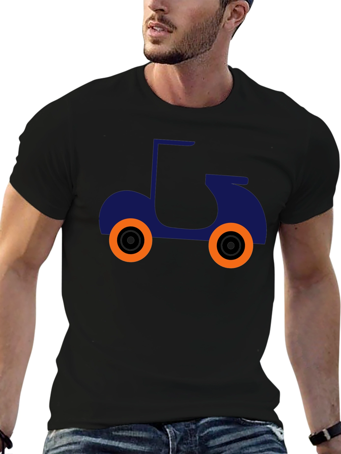 Cool Scooter Graphic T-Shirt