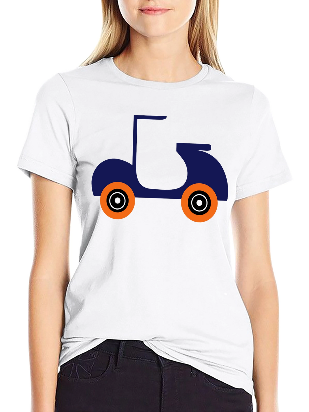 Cool Scooter Graphic T-Shirt