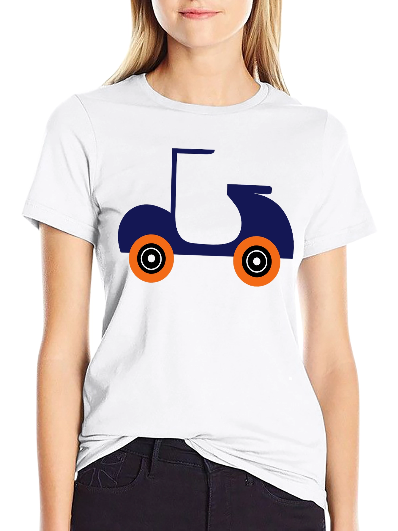 Cool Scooter Graphic T-Shirt
