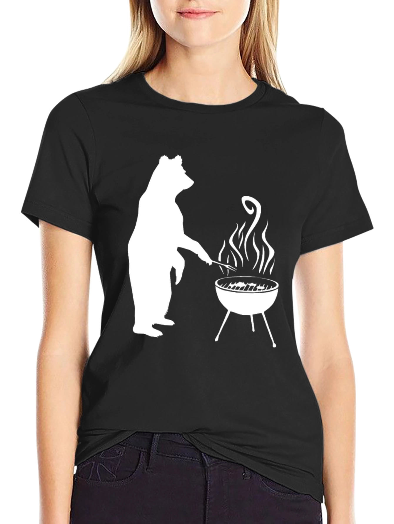 BBQ Bear T-Shirt - Grilling Fun