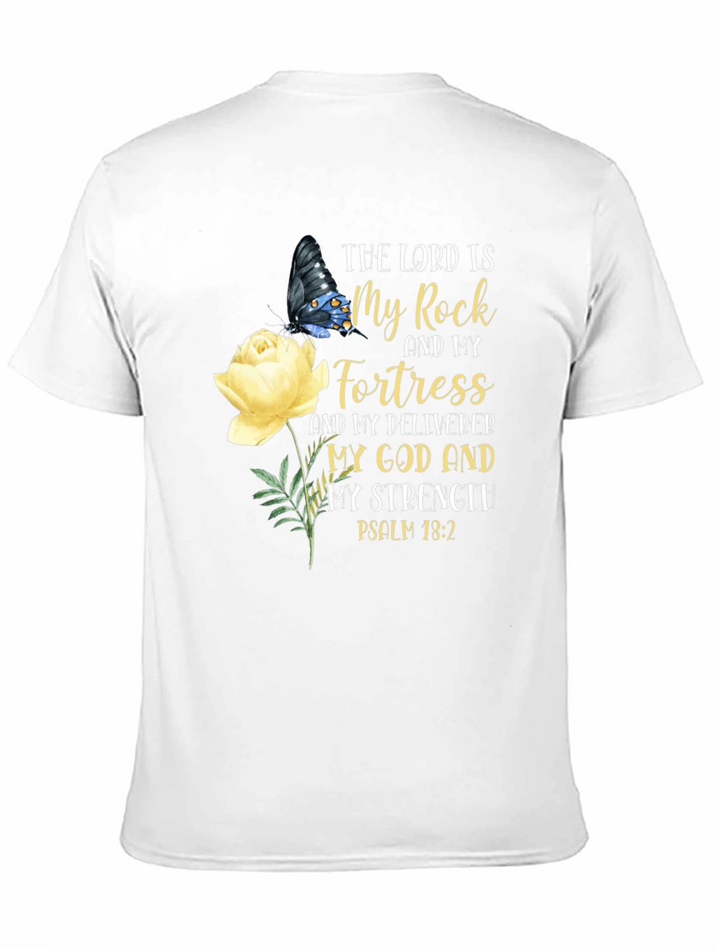 Faith-Inspired Graphic Tee: The Lord Is My Rock