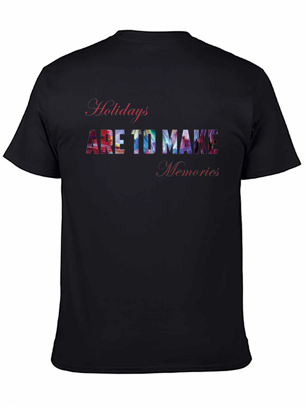 Holiday Memories Black T-Shirt