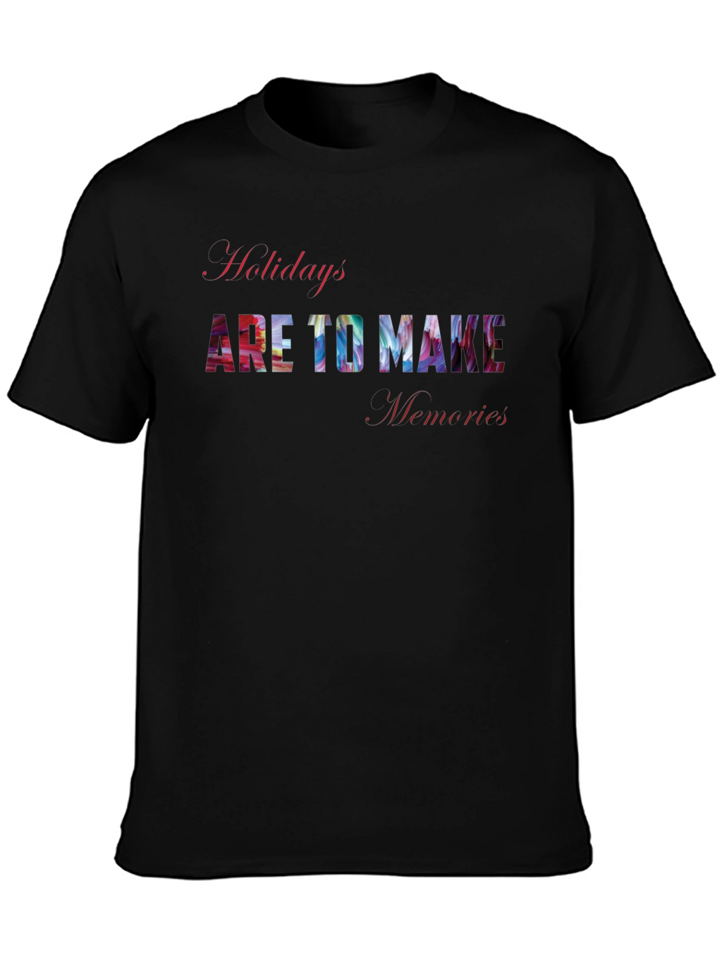 Holiday Memories Black T-Shirt