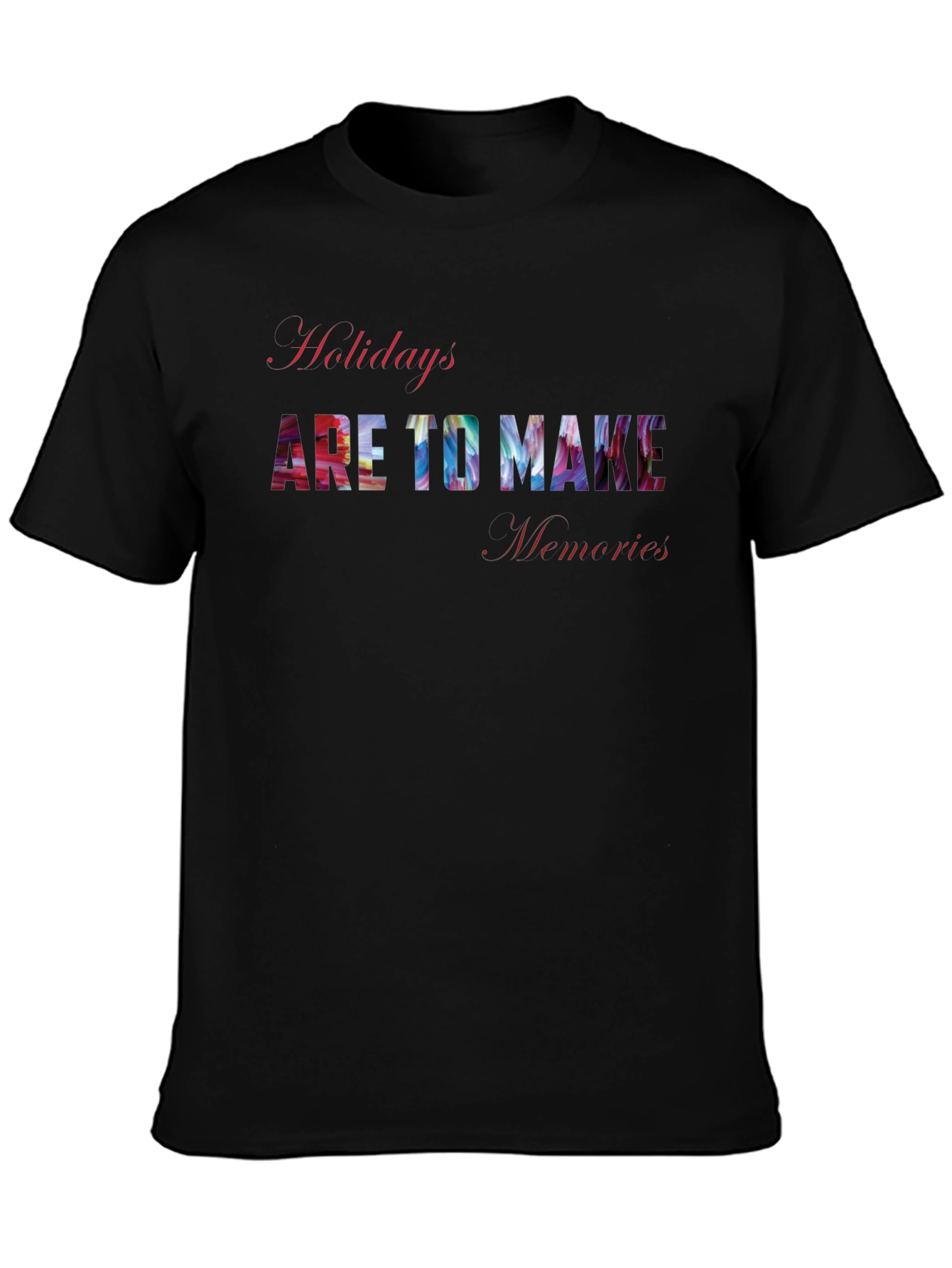 Holiday Memories Black T-Shirt
