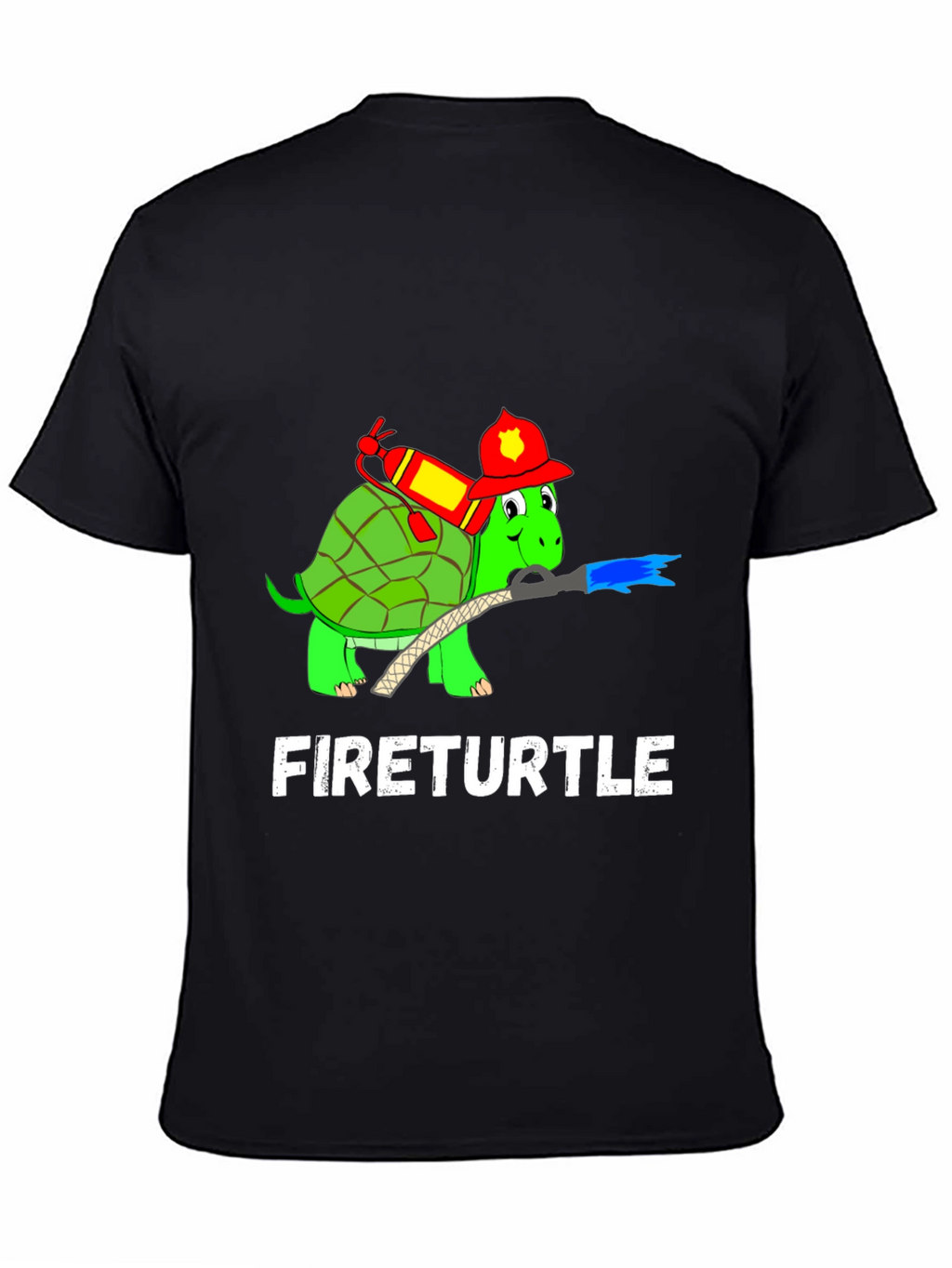 Fireturtle T-Shirt Funny Firefighter Turtle Tee