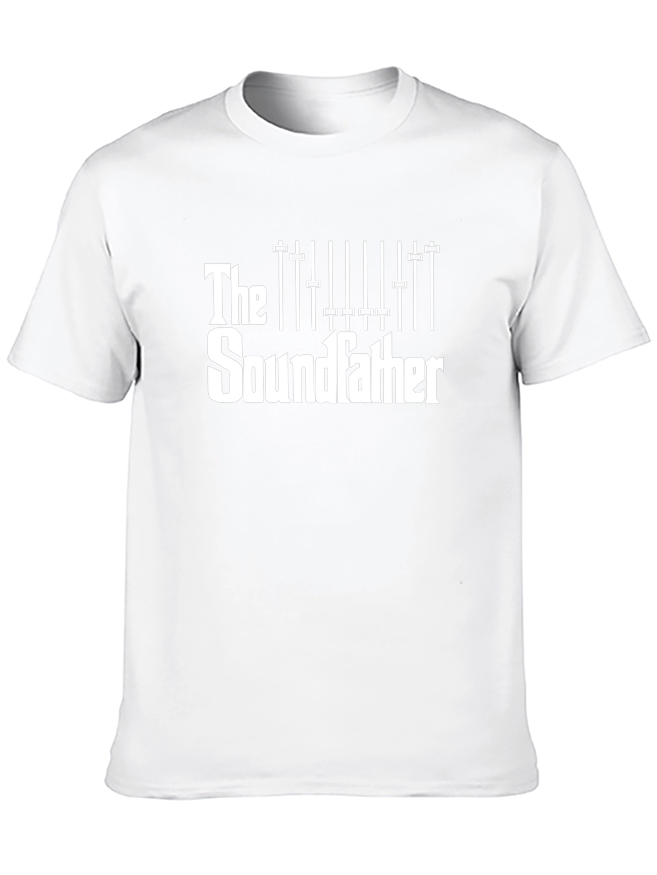 The Soundfather Black Graphic Tee - Music Production Shirt