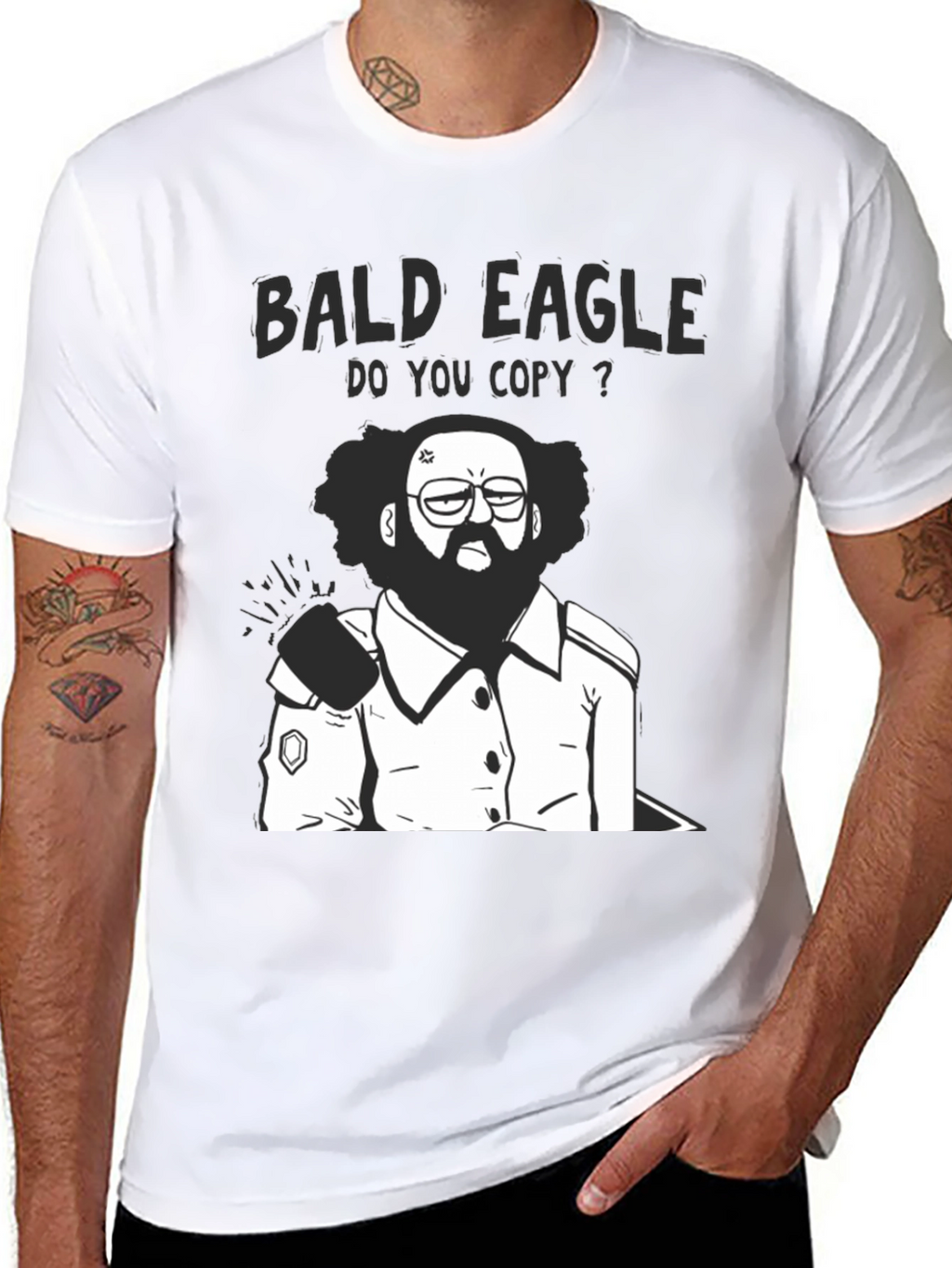 Bald Eagle Do You Copy T-Shirt - Mens