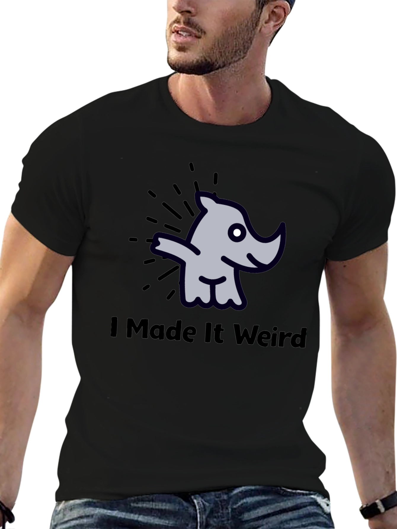 I Made It Weird Rhino Graphic T-Shirt
