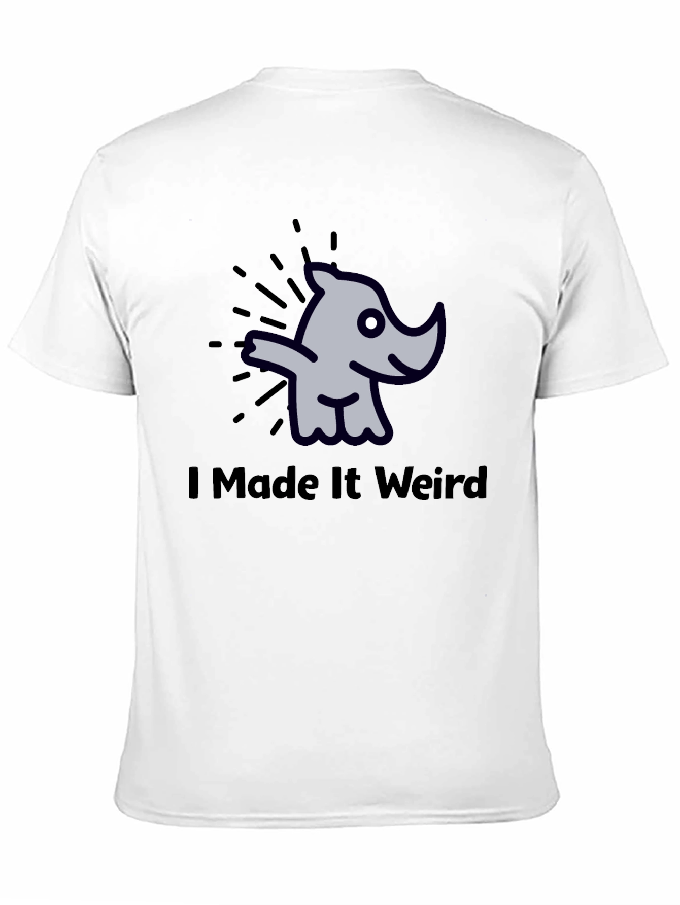 I Made It Weird Rhino Graphic T-Shirt