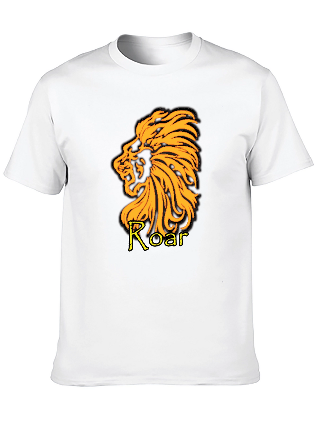 Lion Roar Graphic T-Shirt - Black