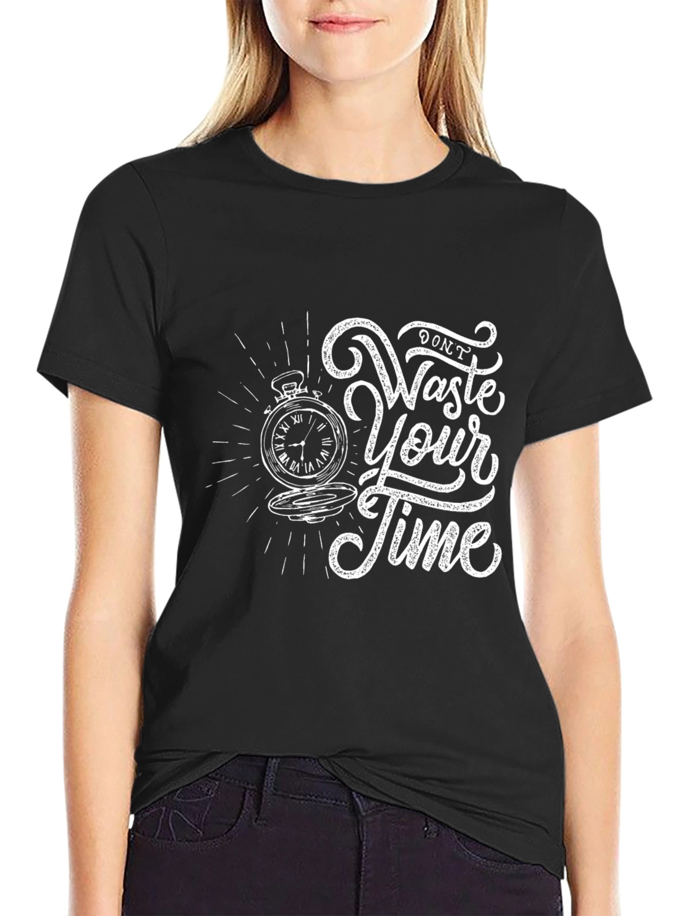 Dont Waste Your Time Graphic T-Shirt