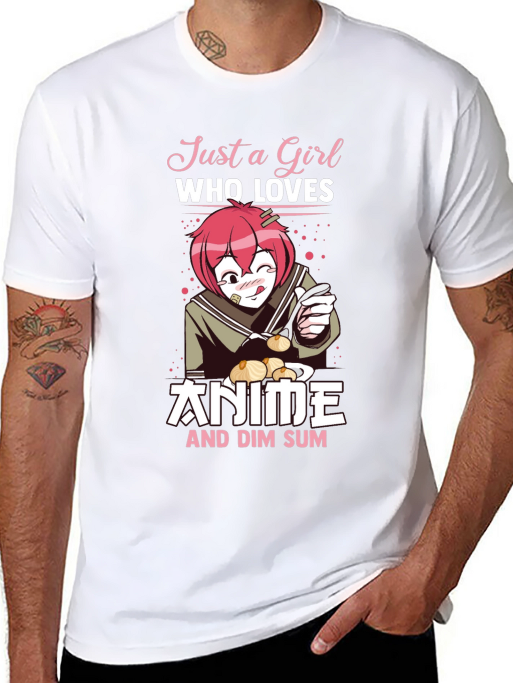Anime & Dim Sum Girls T-Shirt