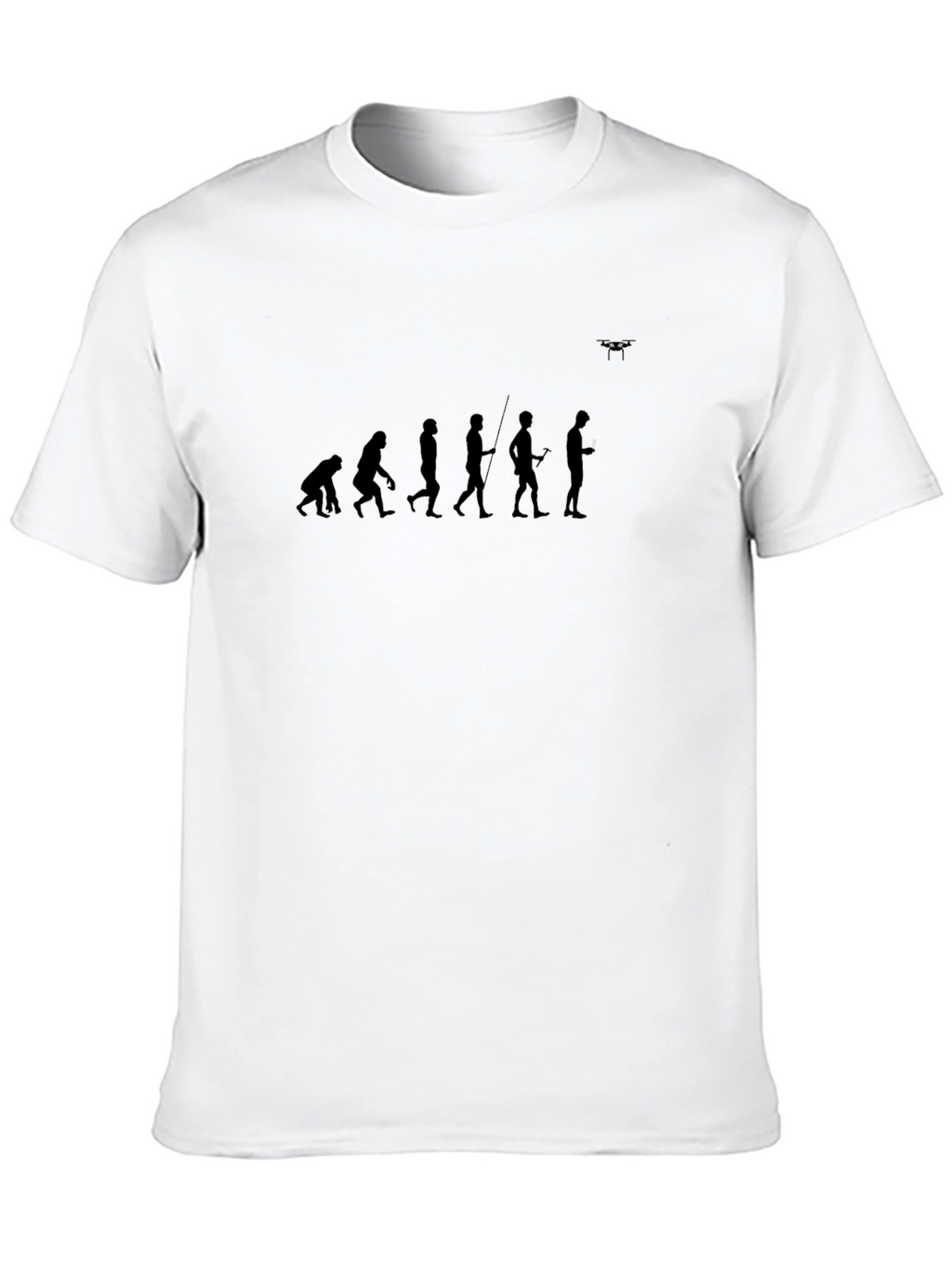 Evolution of Man T-Shirt - Drone Pilot Funny Tee