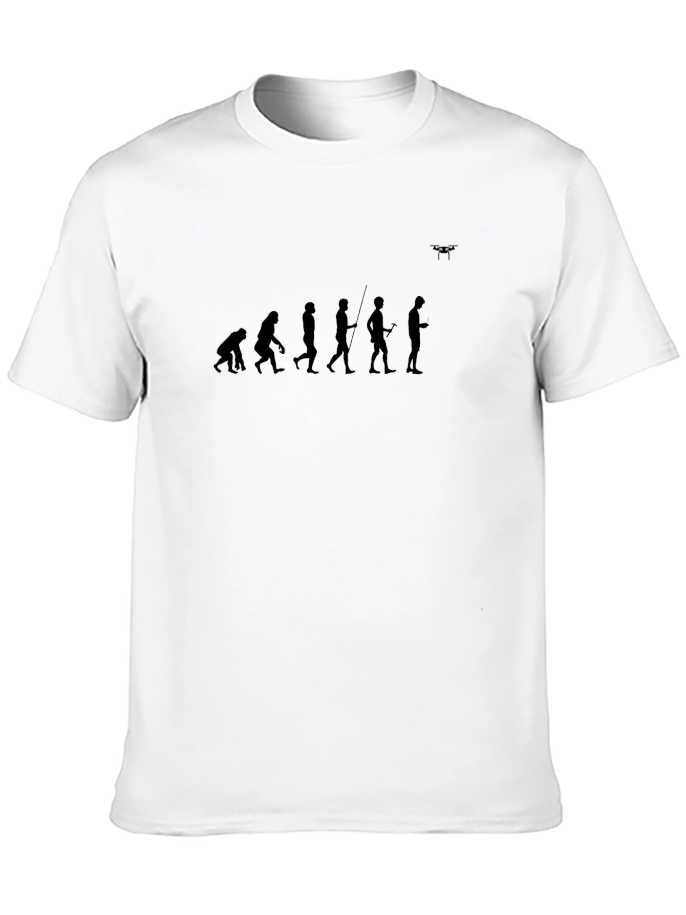 Evolution of Man T-Shirt - Drone Pilot Funny Tee