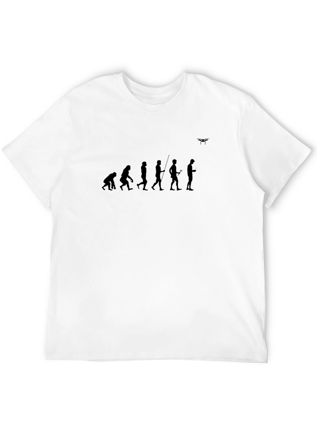 Evolution of Man T-Shirt - Drone Pilot Funny Tee