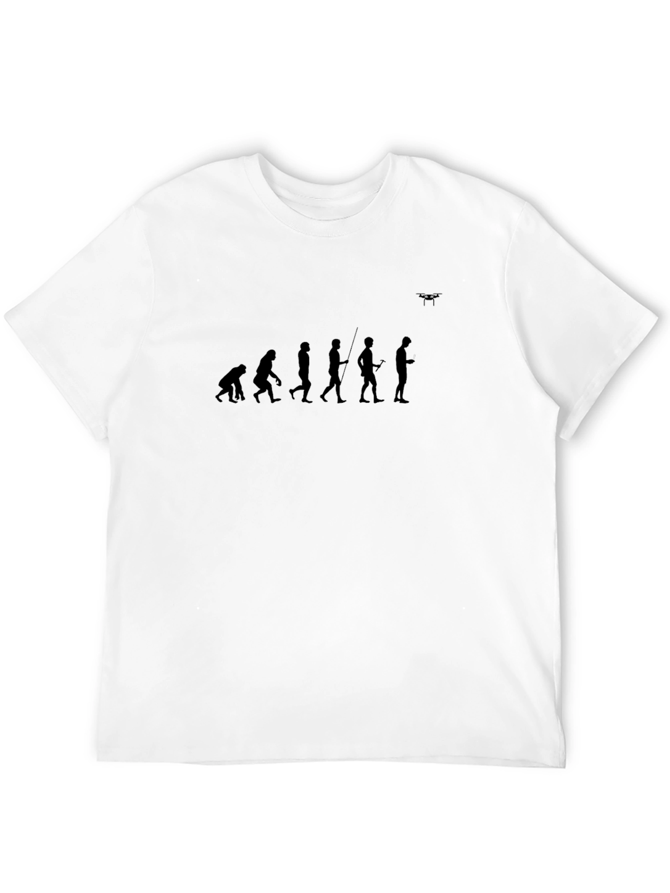 Evolution of Man T-Shirt - Drone Pilot Funny Tee