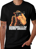 HUMPDAAAY Camel Graphic T-Shirt - Cool Black Tee