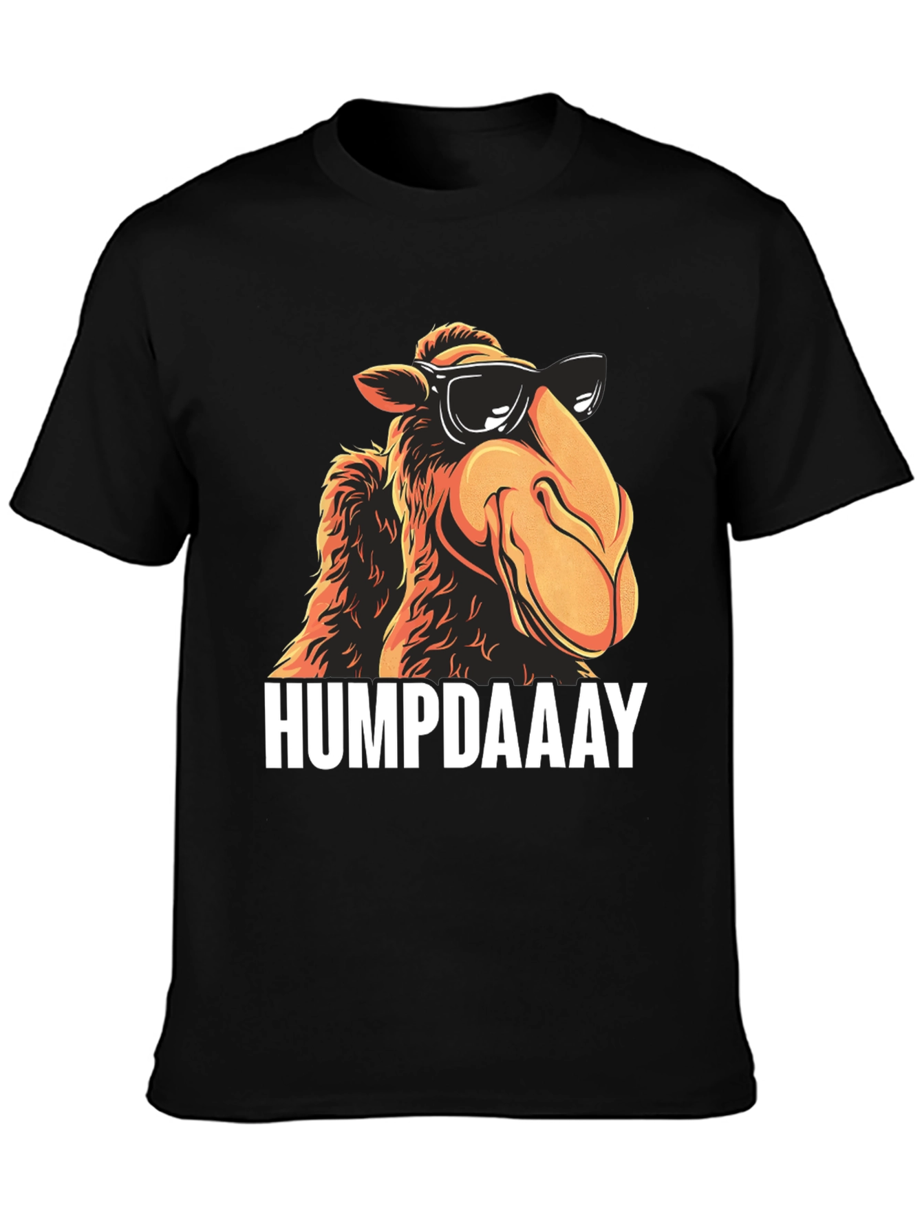 HUMPDAAAY Camel Graphic T-Shirt - Cool Black Tee