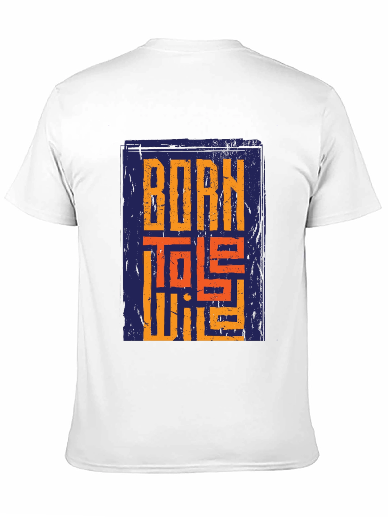 Born To Be Wild Graphic Print Black T-Shirt