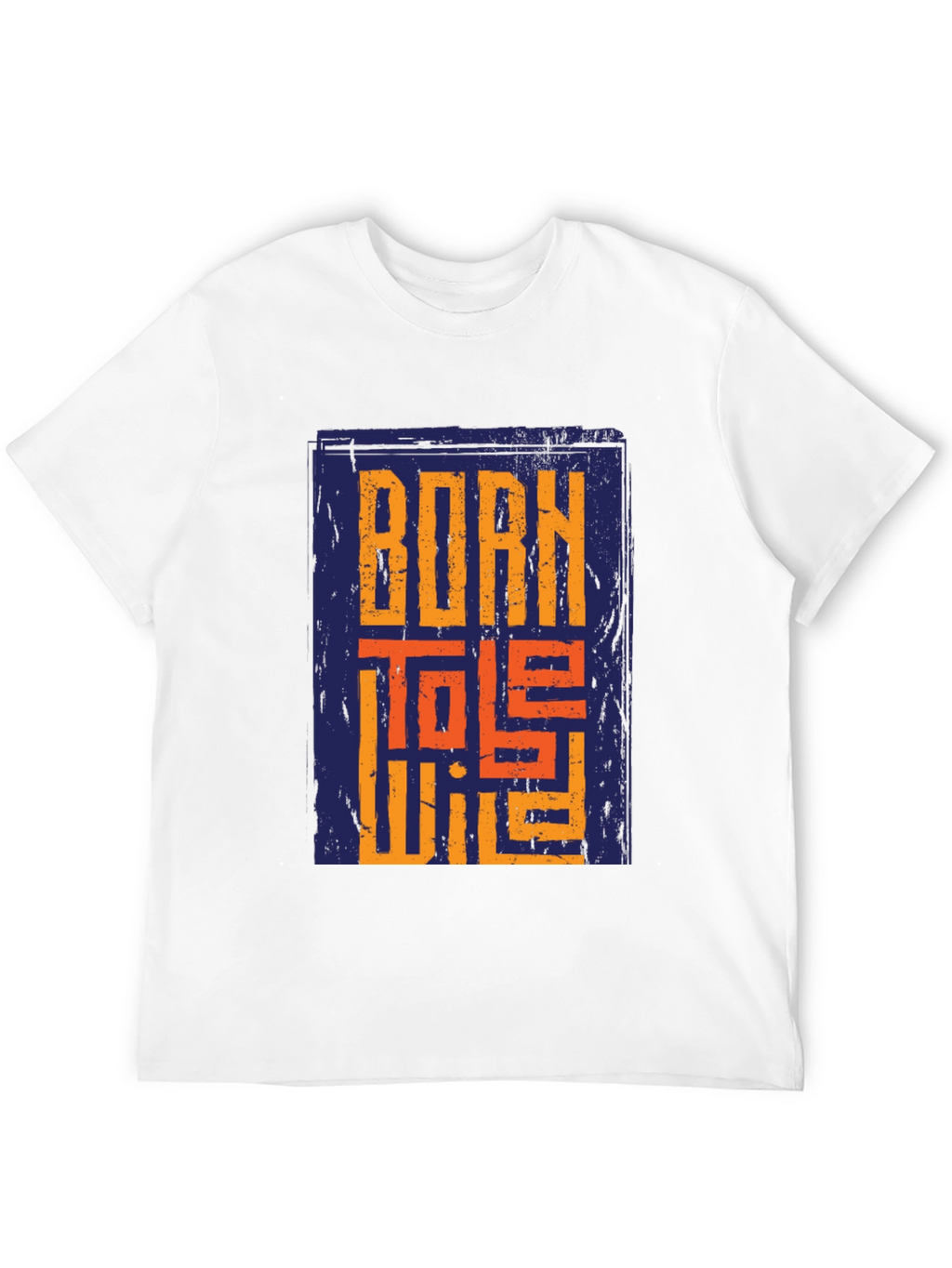 Born To Be Wild Graphic Print Black T-Shirt