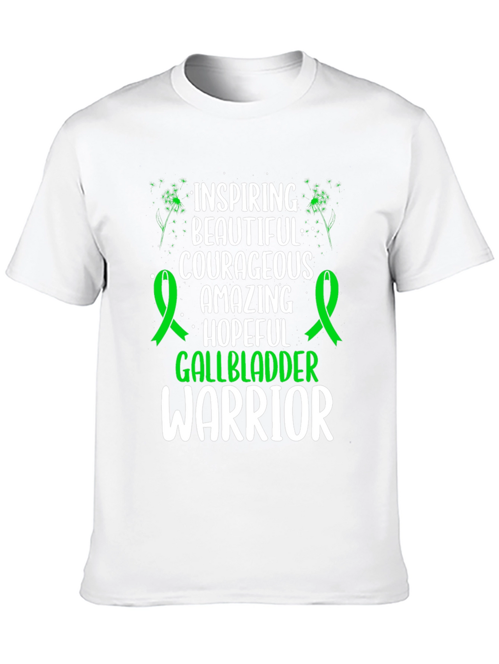 Gallbladder Warrior T-Shirt - Inspirational & Hopeful