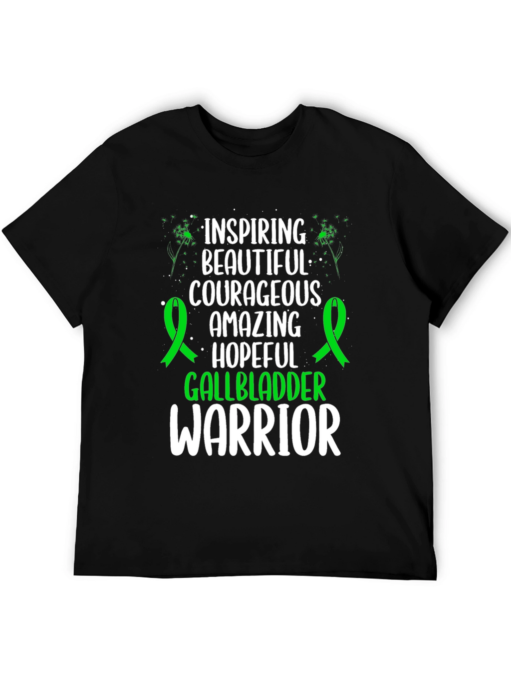 Gallbladder Warrior T-Shirt - Inspirational & Hopeful