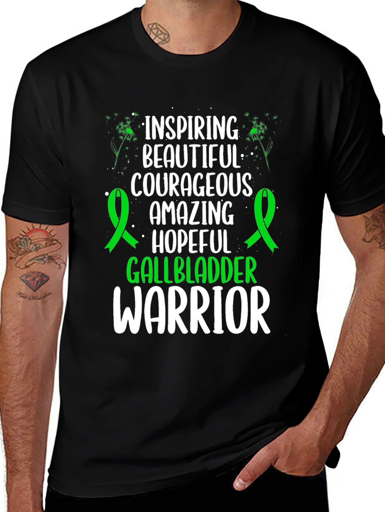 Gallbladder Warrior T-Shirt - Inspirational & Hopeful