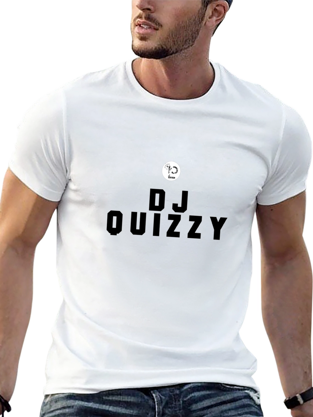 DJ Quizzy Black T-Shirt - Music Lover Tee