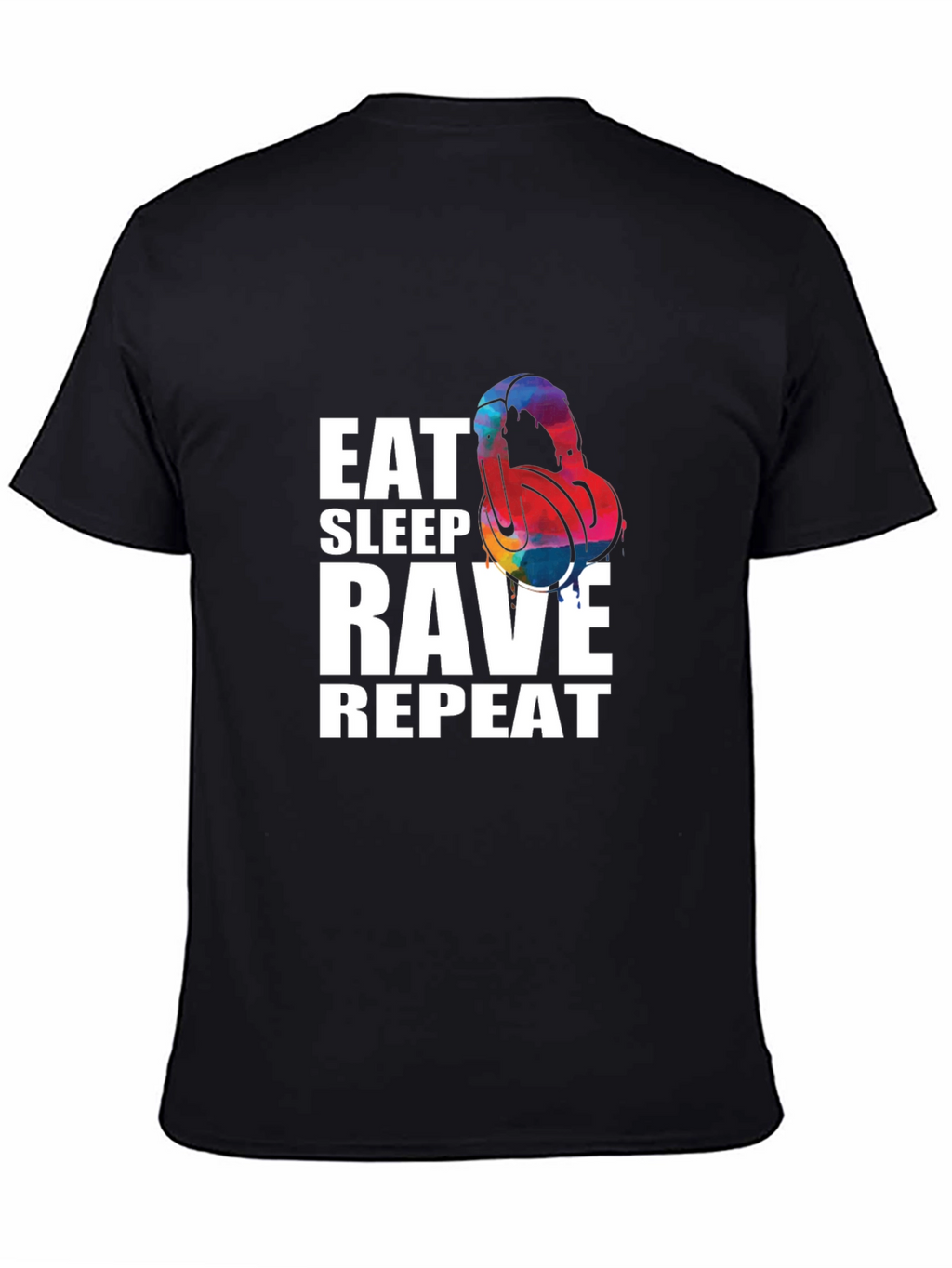 Eat Sleep Rave Repeat Graphic T-Shirt