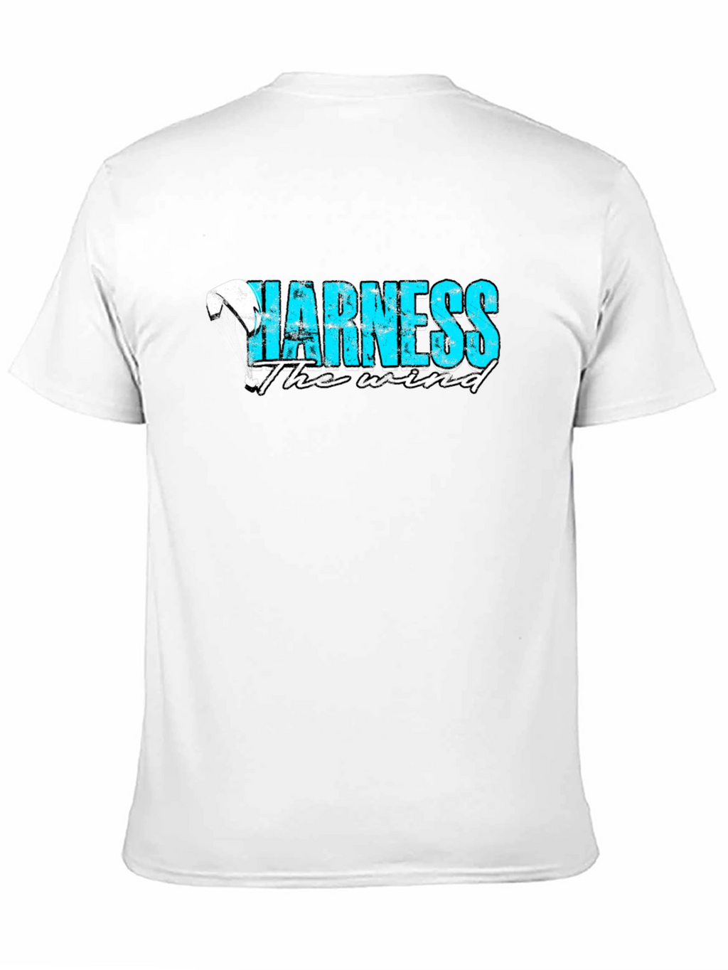 Harness the Wind Graphic Tee - Black Cotton T-Shirt