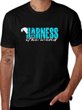Harness the Wind Graphic Tee - Black Cotton T-Shirt